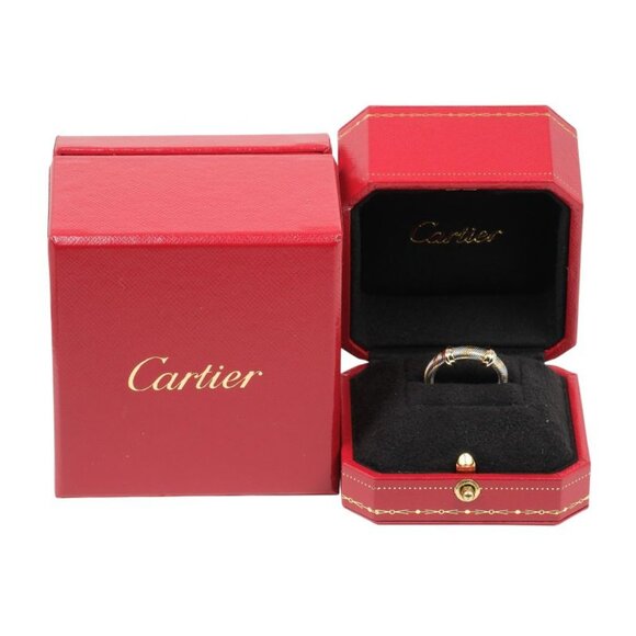 Cartier All Air Ciel Vintage 18K Yellow Gold Stainless Steel No 11.5 - Picture 9 of 10